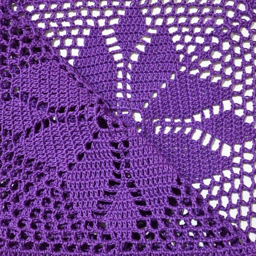 20 Zoll rechteckige Spitzendecke gehäkelt Blumen Tisch Küche Untersetzer Tischsets - Bild 4 von 40