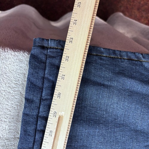 Lee Jeans Mens 33 Relaxed Fit Fleece Lined Straight Leg 34 x 33 actual - Picture 6 of 13