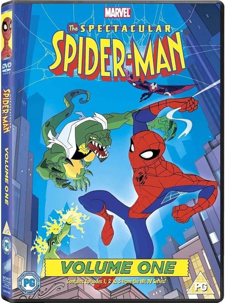 THE SPECTACULAR SPIDER-MAN VOLUME ONE DVD NEW SEALED EPISODES 1, 2 & 3 #PB
