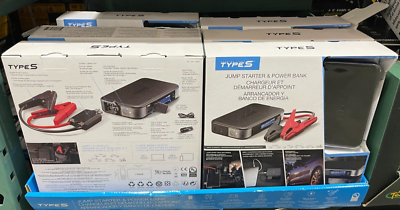 Type S 8000MAH Portable 12V Jump Starter & Power Bank Flashlight