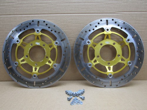 Zero SR/F14.4 2020 10,268 miles front brake discs pair with fittings EBC (13944) - 第 1/16 張圖片
