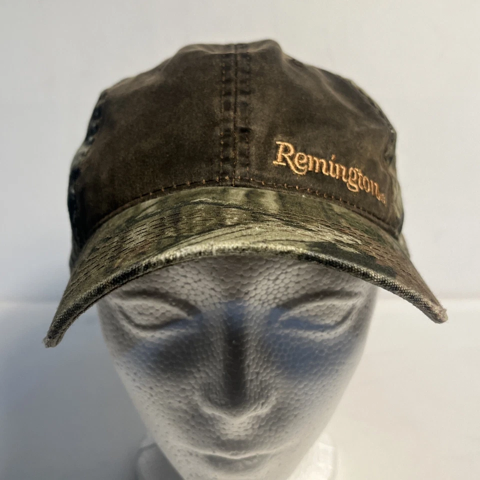 Vintage Remington Camo Outdoor Baseball Cap Embroidered Adjustable Hunting - Image 3 of 4