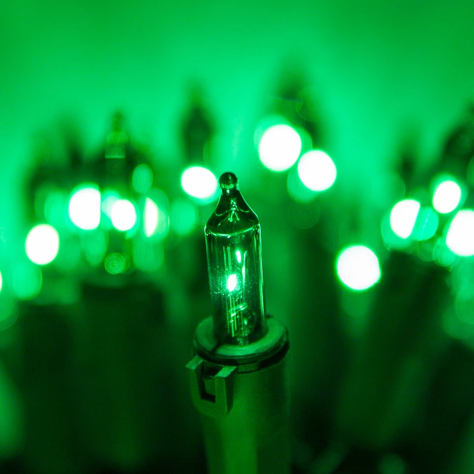 100 Luces Verdes ViviLuxe Navidad Mini Luces Hogar Fiesta Iluminación 46 ft Foto 2 de 2