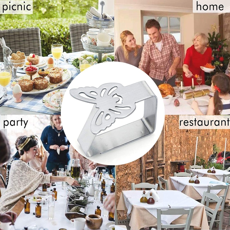 Tablecloth Clips for Outdoor Dining Table 8 pcs Picnic Tables Clips