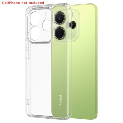 Fits Xiaomi Redmi Note 14 5G Case: PC Surface, Soft TPU Edge, Scratch Resistant