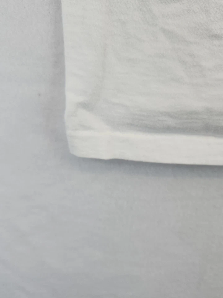 Camiseta para hombre XL con logotipo CERF vintage de los 90 blanca envejecida de una sola puntada Foto 3 de 4