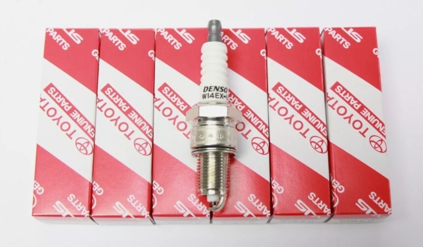 Toyota Land Cruiser 1970-1980 F 2F Genuine Spark Plug Set of 6 90919-01056