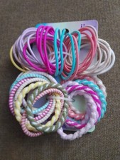 scunci Assorted Colors and Patterns Elastics 60pk