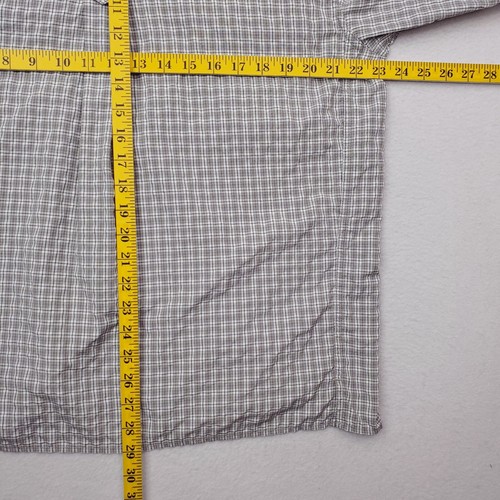 Exofficio Shirt Mens Medium Gray Performance Vented Caped Lightweight Relaxed - Picture 12 of 15