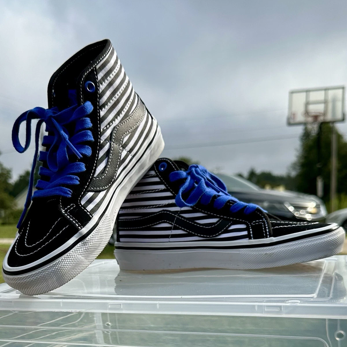 Vans Breana Geering x Skate Sk8- Decon High Black White for  display picture 2