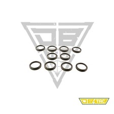 10PCS 1/2 inch Steel Crush Washers for Muzzle Brake Compensator Thread Washer