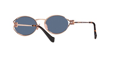 Miu Miu SMU 52YS Rose Gold/Dark Blue (ZVF-1V1) Sunglasses | eBay