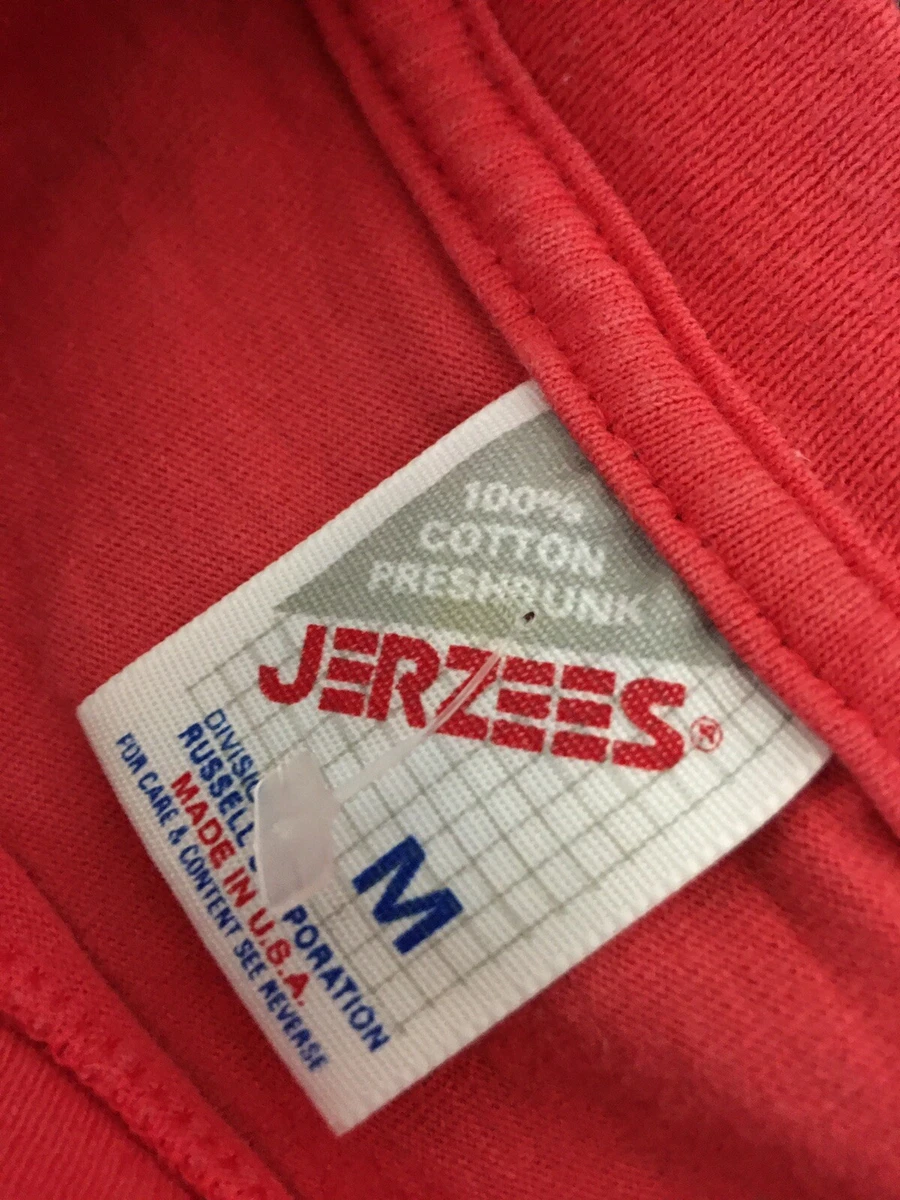 Vintage Jerzees T Shirt Plane Peach Size Medium