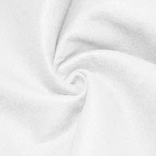 White Acrylic Craft Felt Fabric - 72" Wide - Sold by the Yard & Bolt
