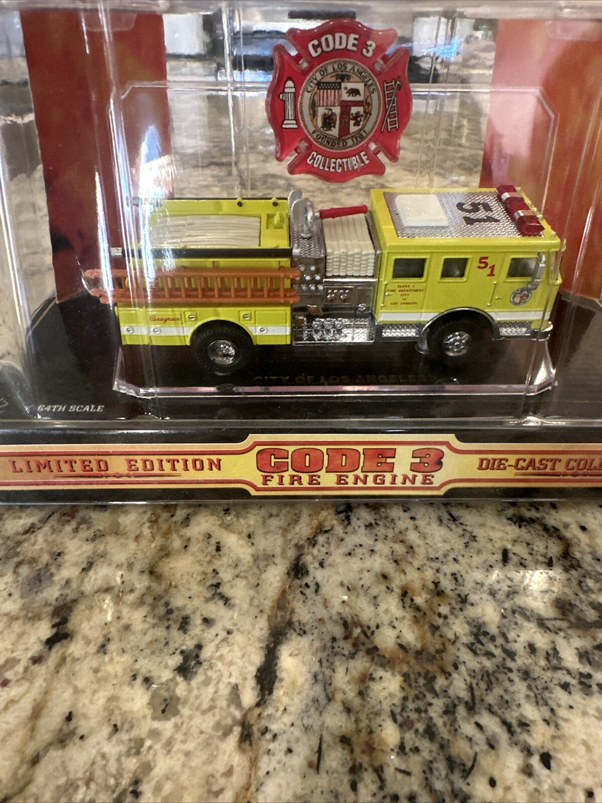 CODE 3 LOS ANGELES (LAFD) FIRE DEPARTMENT 51 SEAGRAVE PUMPER NEW | eBay