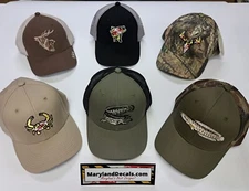 Maryland Flag Crab Hat Sika Deer Whitetail Buck Snakehead Fish Rockfish