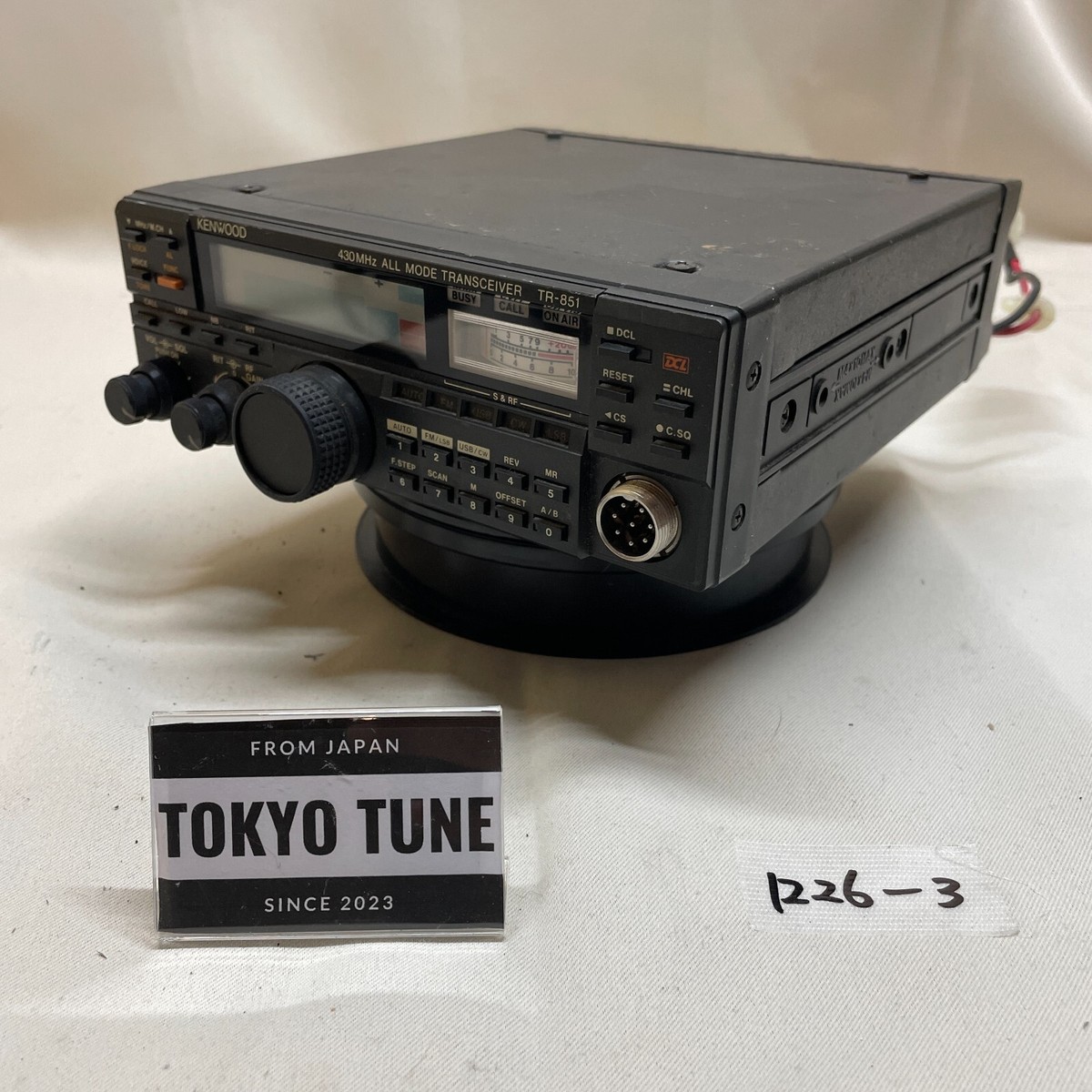 現状品 ケンウッド 無線機 TR-851D KENWOOD トランシーバー アマチュア無線 ITP3KB766XJ4-YR-Z05-byebye KENWOOD TRIO TR-851 430MHz 70cm 10W All mode Transceiver Ham