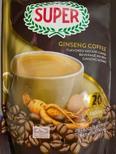 3 Bag, Super 3-In-1 Instant Ginseng Coffee 400g /14.1 Oz (60 Sachets x 20g)