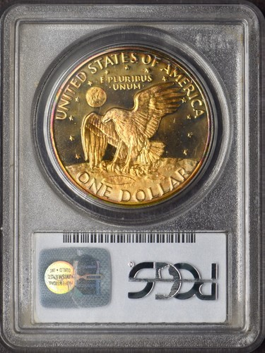 1972-S Eisenhower Silver Dollar - PCGS PR68DCAM Toned - ✪COINGIANTS✪ - Picture 4 of 4