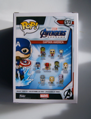 Marvel Funko Pop Avengers Endgame CAPTAIN AMERICA #573! | eBay