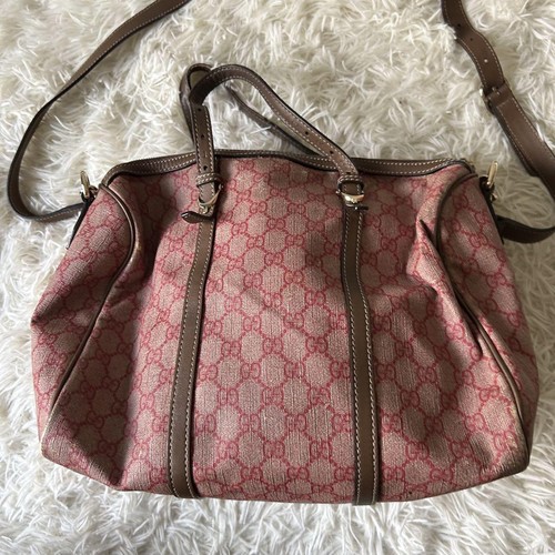 Gucci 2Way Gg Supreme Mini Boston Bag Handbag m2_0522 USED - Picture 3 of 14