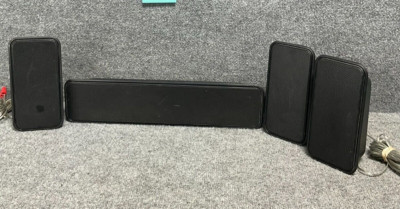 Vintage Philips CS3565 Surround Speaker System 4-Piece Used