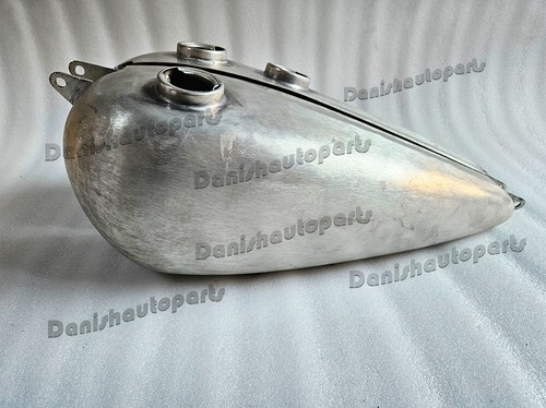 TANQUE DE COMBUSTIBLE DE GAS DE ACEITE ESTRECHO PERSONALIZADO PARA JEFE INDIO, CHAPADO EN ESTAÑO SOLDADO - Imagen 2 de 13