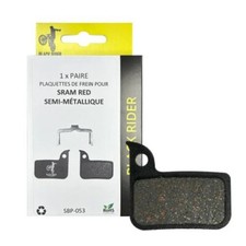 Bremsbelagsatz BLACK RIDER SRAM RED SEMI METALLIC + FEDER SBP-053