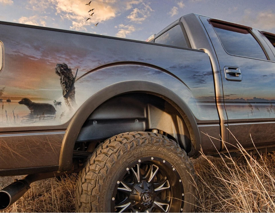 Husky Liner 79111 Wheel Well Guards Fender Black for 11-16 Ford F250/350 2pk Foto 3 de 3