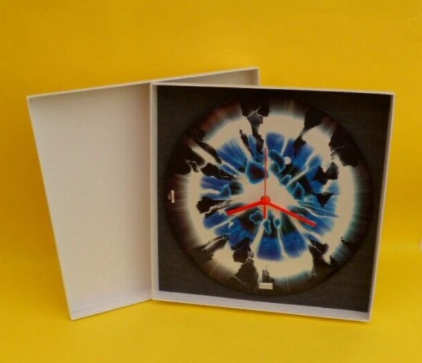 DEF LEPPARD CLOCK Upcycled Vinyl Record Picture Disc LEPX 9 SN12P56  12" wall - Image 3 of 4