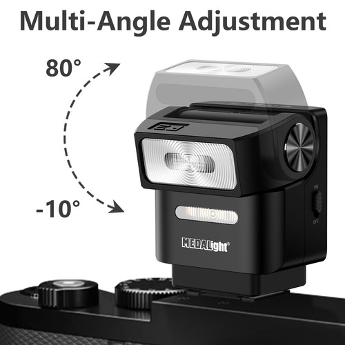 Medalight F2 Mini Flash Light Camera Photography Speedlight for Ricoh GR3 Sony - Picture 4 of 8