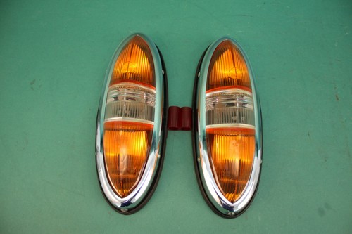 Wartburg 311 313 Sport Schiffchen Rückleuchten Gelb Weiß Gelb NEU Barkas B1000 - Bild 3 von 4