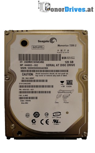 Seagate ST9120823AS - 120 GB - SATA - 9S5133-021- PCB 100430580 Rev. D*