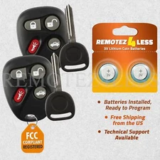 2 for 2001 2002 2003 2004 2005 Chevrolet Impala Keyless Entry Remote Fob Car Key