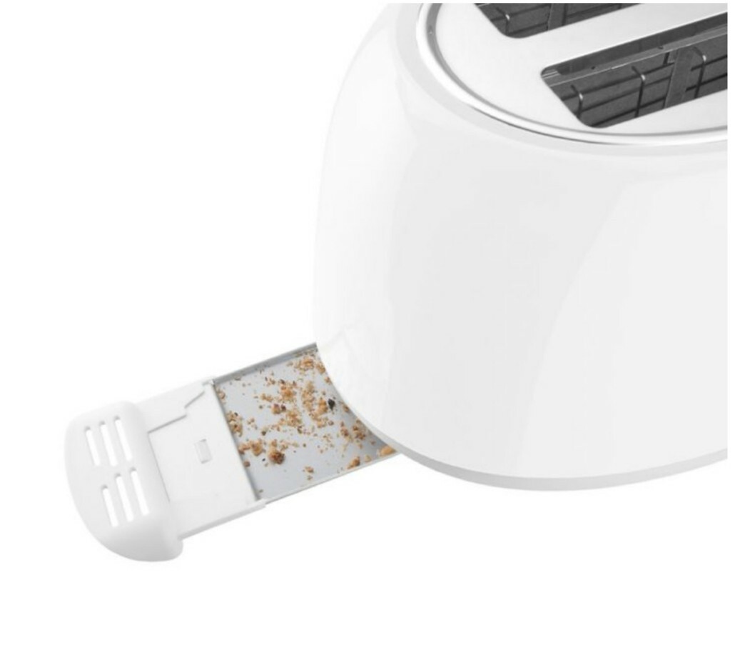 Sencor Toaster 2-Slice Bright White Anti Slip Feet Heat Insulated Outer Case New