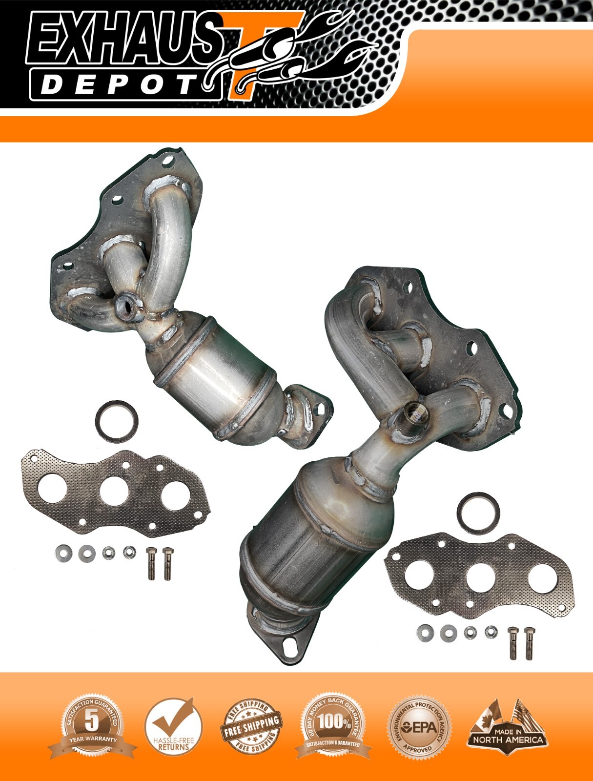 Manifold Catalytic Converter For 20072017 Lexus ES350 3.5L Bank 1