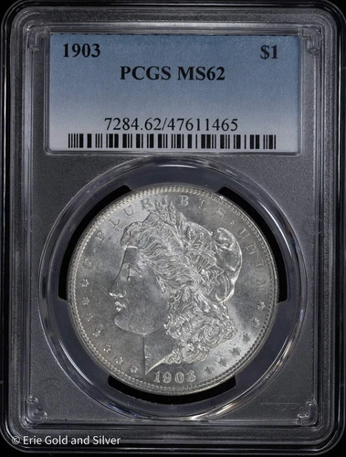 1903-P $1 Morgan Silver Dollar PCGS MS 62 | Uncirculated UNC