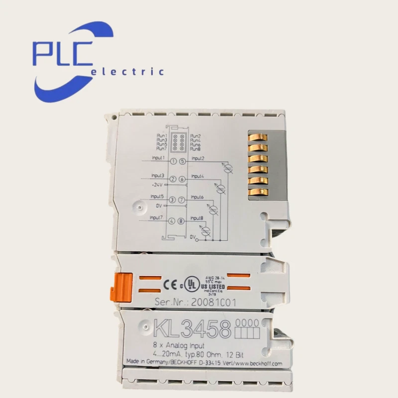 1PCS New Beckhoff KL3458 Bus Terminal 8-channel Analog Input 4-20mA 12bit - Image 3 of 3
