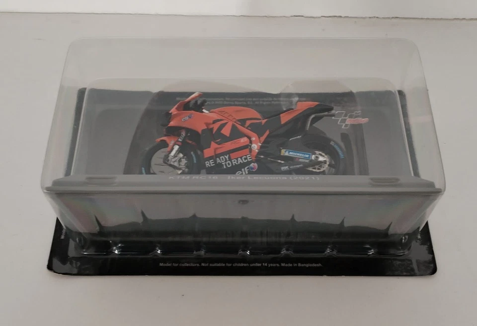 KTM RC16 GP21, 1/18  MOTOGP MOTORCYCLE DIECAST, IKER LECUONA,2021, MIB - Image 4 of 4