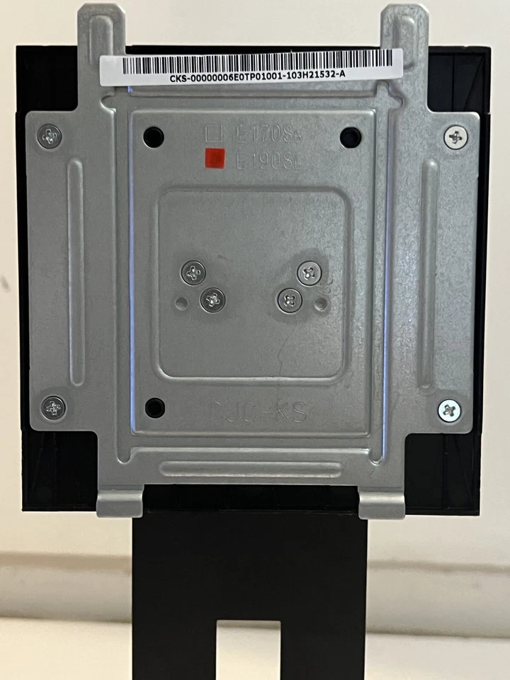 2x Original Dell Monitor Stand for Model: E190Sb, E190Sf, E170Sb, E170Sc - Black - Image 3 of 3