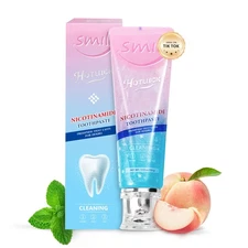 Hotluck Niacinamide Whitening Toothpaste - Brightening, Stain Removal, Freshe...