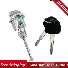 81970D3A00 FOR 2016-21 Hyundai Tucson Front Door Lock Cylinder Keys Left New