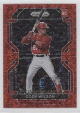 2022 Panini Prizm Red Donut Circle Prizm 60/99 Cody Wilson #94 0jd0