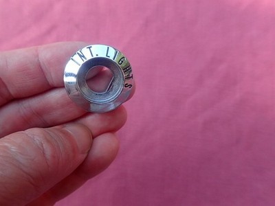 1950 s Mercury interior lights switch bezel, NOS!  FEK