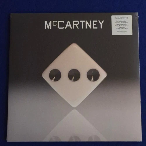 New Sealed - McCartney III Black Vinyl - Made In Rockdown - Paul McCartney 2021