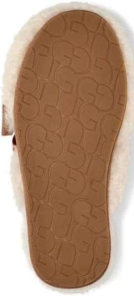 Zapatilla UGG Mujer Maxi Rizada Genuina Piel de Oveja - Natural - Talla 10 Foto 4 de 4