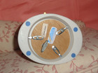 GORHAM JAPAN 5.5" PORCELAIN MUSIC BOX-PLAYS QUE SERA SERA-RARE ON/OFF SWITCH- — photo 5