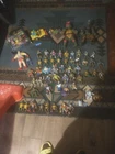 Huge Lot Of Vintage TMNT Figures And Vehicles  Giant 13 Inch Rock steady Raphael