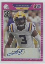 2021 Leaf Pro Set Metal 1989 Pink Rainbow 30/35 JaCoby Stevens #PA-JS1 Auto no9