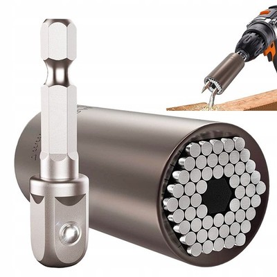 Universal Multifunktions Nuss Steckschlüssel Handwerkzeuge mit Adapter 7-19mm
